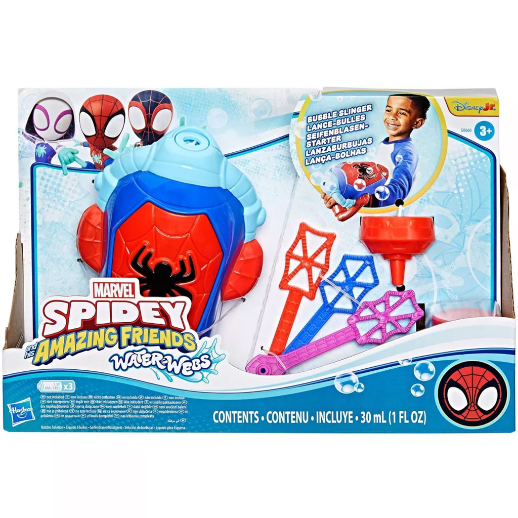 Spidey and His Amazing Friends Waterwebs buborékvető - Hasbro kép 1