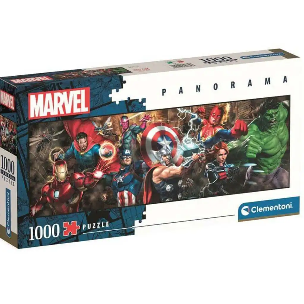 Marvel hősök 1000db-os Panoráma puzzle - Clementoni kép 1