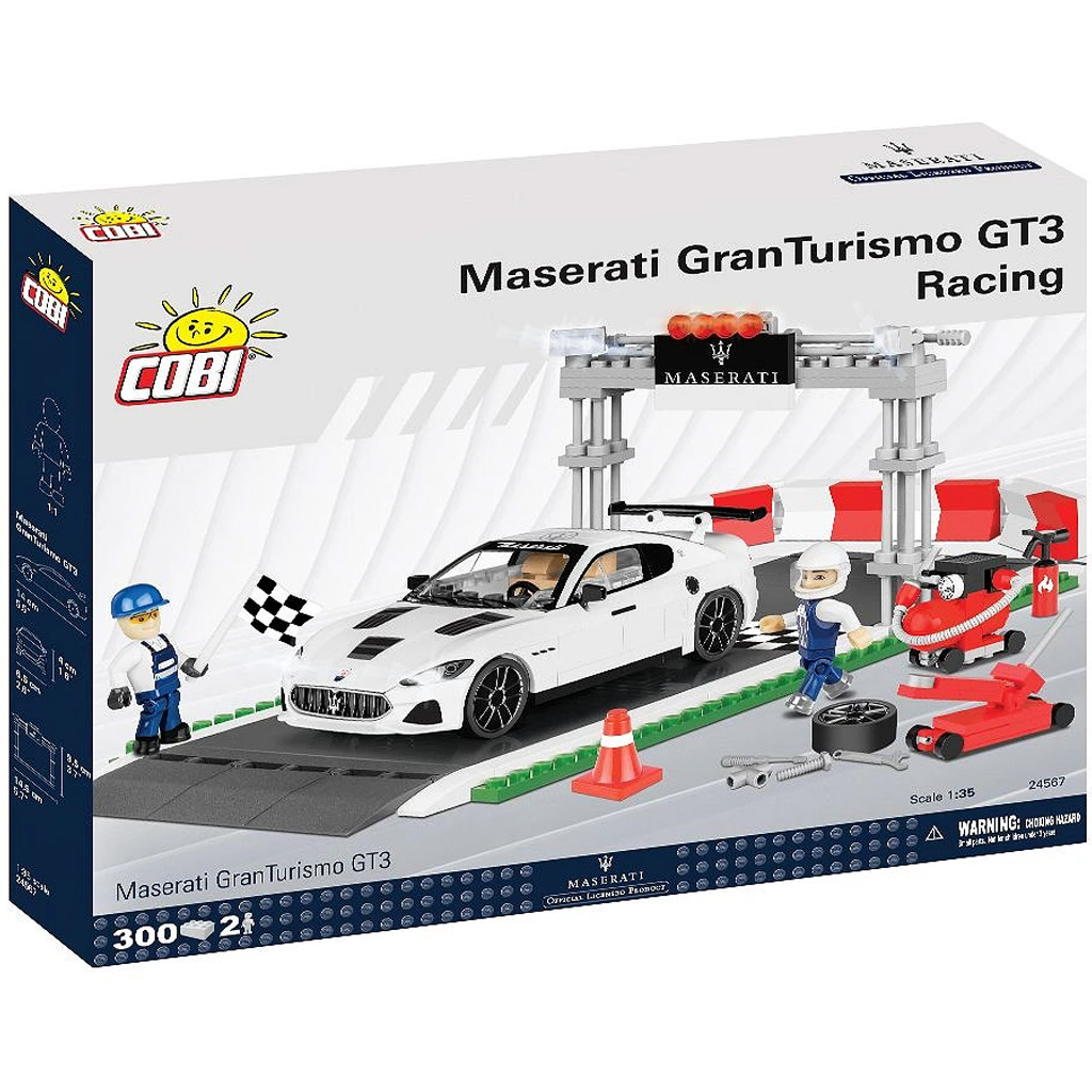 COBI: Maserati Grandturismo GT3 R versenyautó szett építőjáték (24567) kép 1