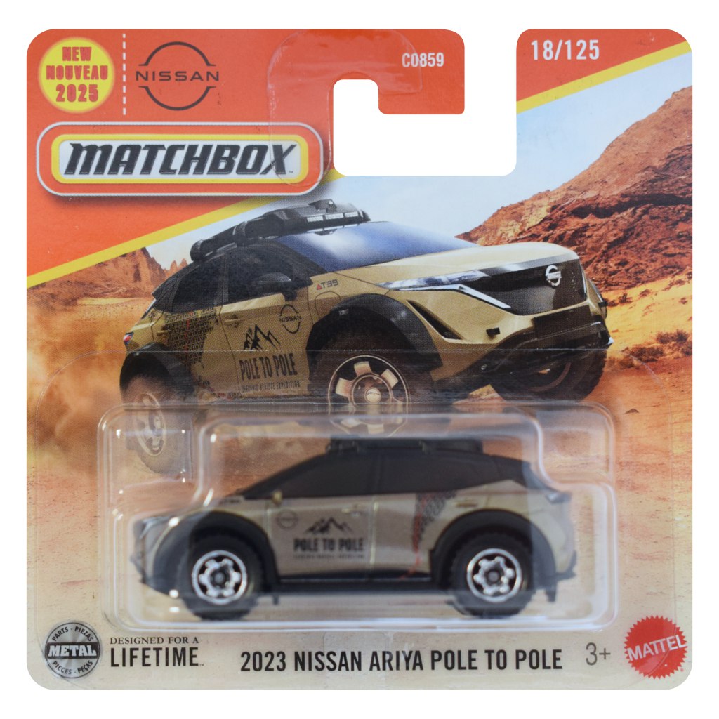 Matchbox: 2023 Nissan Ariya Pole to Pole kisautó 1/64 - Mattel kép 1
