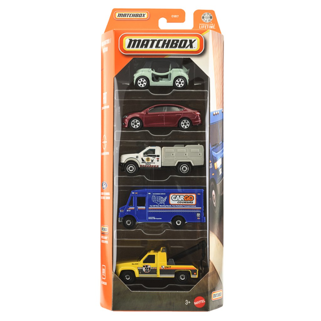Matchbox: Metro 5db-os kisautó szett 1/64 - Mattel kép 1