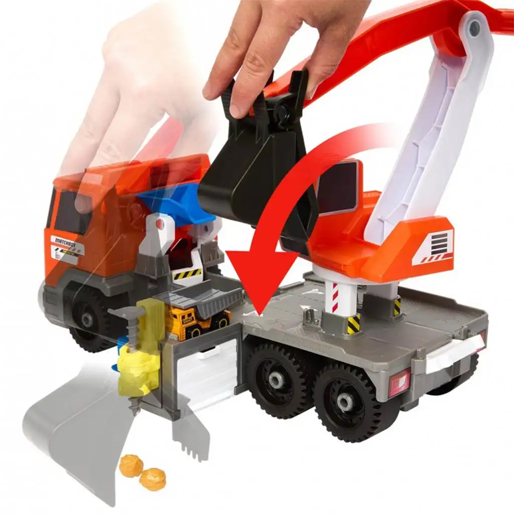Matchbox: Action Drivers Dömper autó - Mattel kép 2