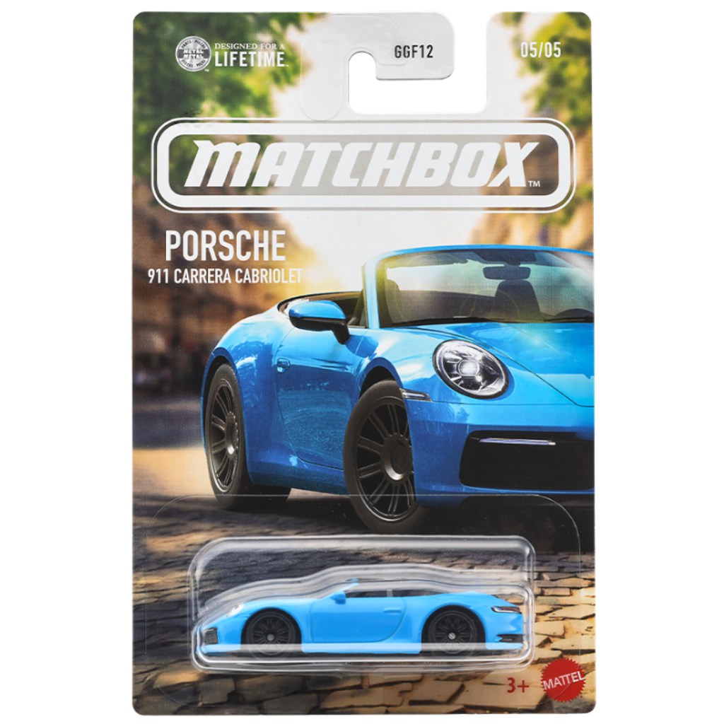 Matchbox Ikonikus Porsche 911 Carrera Cabriolet kisautó 1/64 – Mattel kép 1