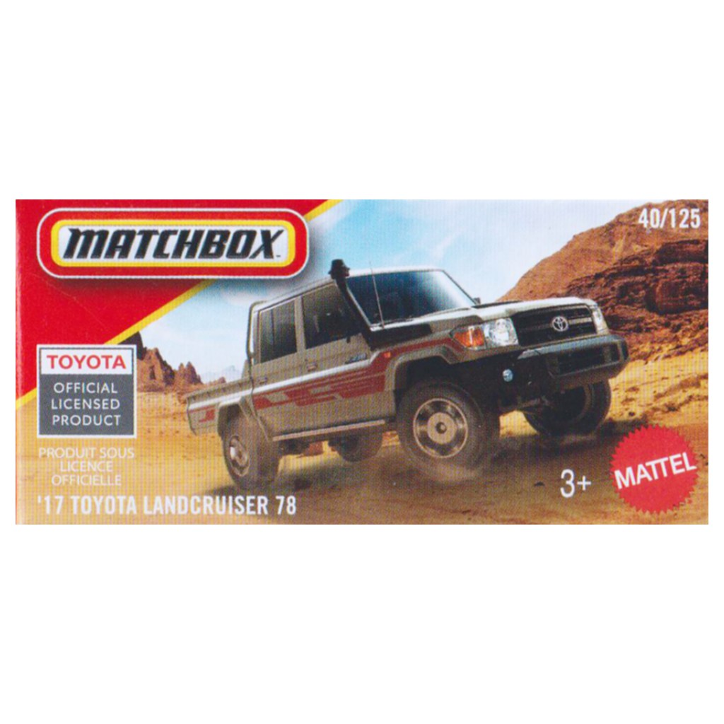 Matchbox ’17 Toyota Land Cruiser 78 kisautó 1/64 – Mattel kép 1