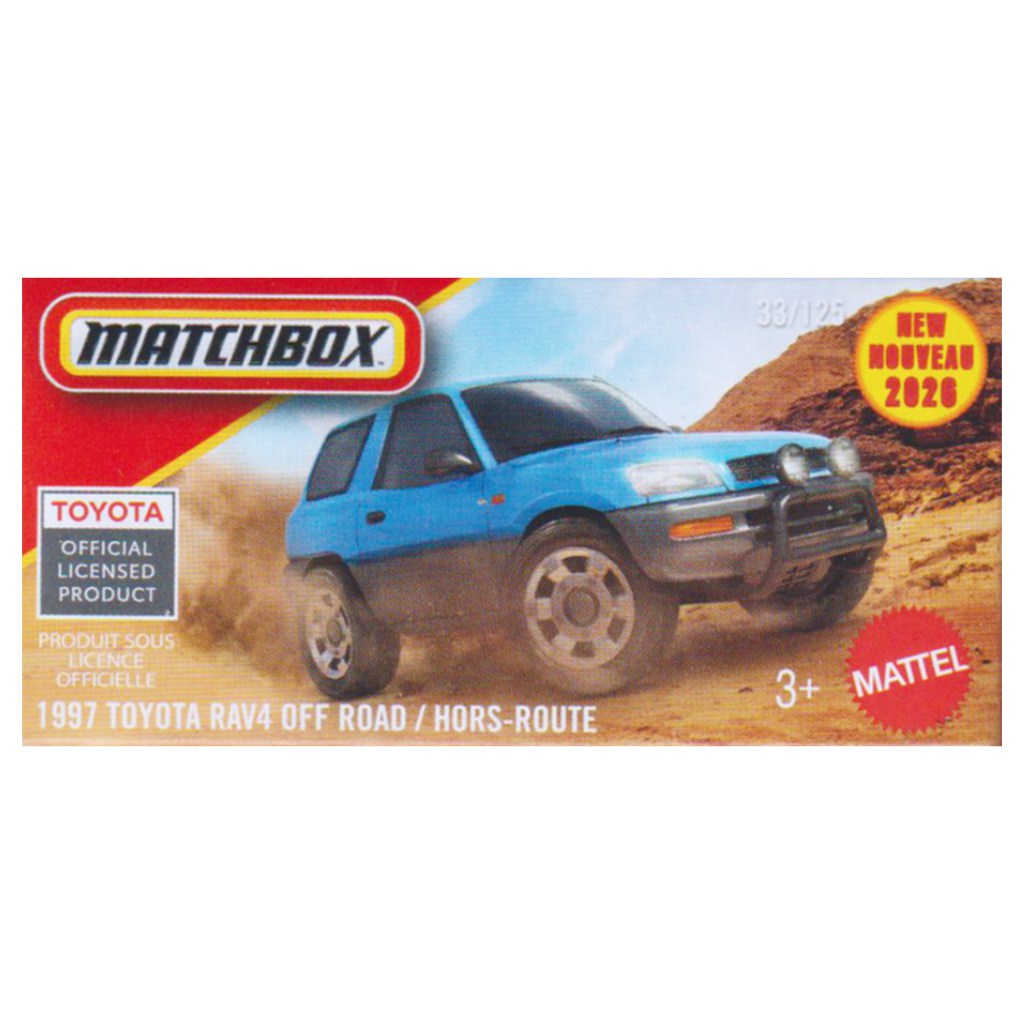 Matchbox 1997 Toyota RAV4 Off-Road kisautó 1/64 – Mattel kép 1