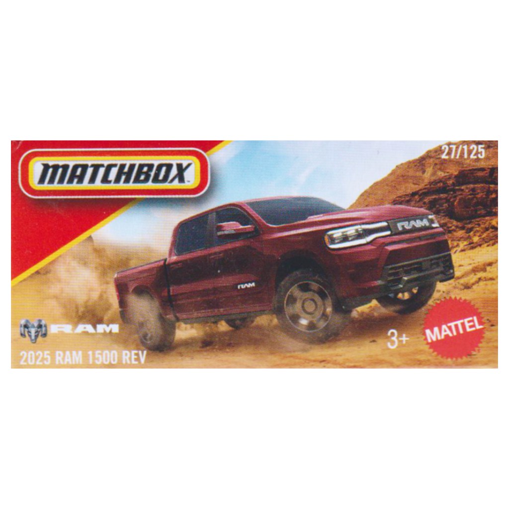 Matchbox 2025 RAM 1500 REV kisautó 1/64 – Mattel kép 1