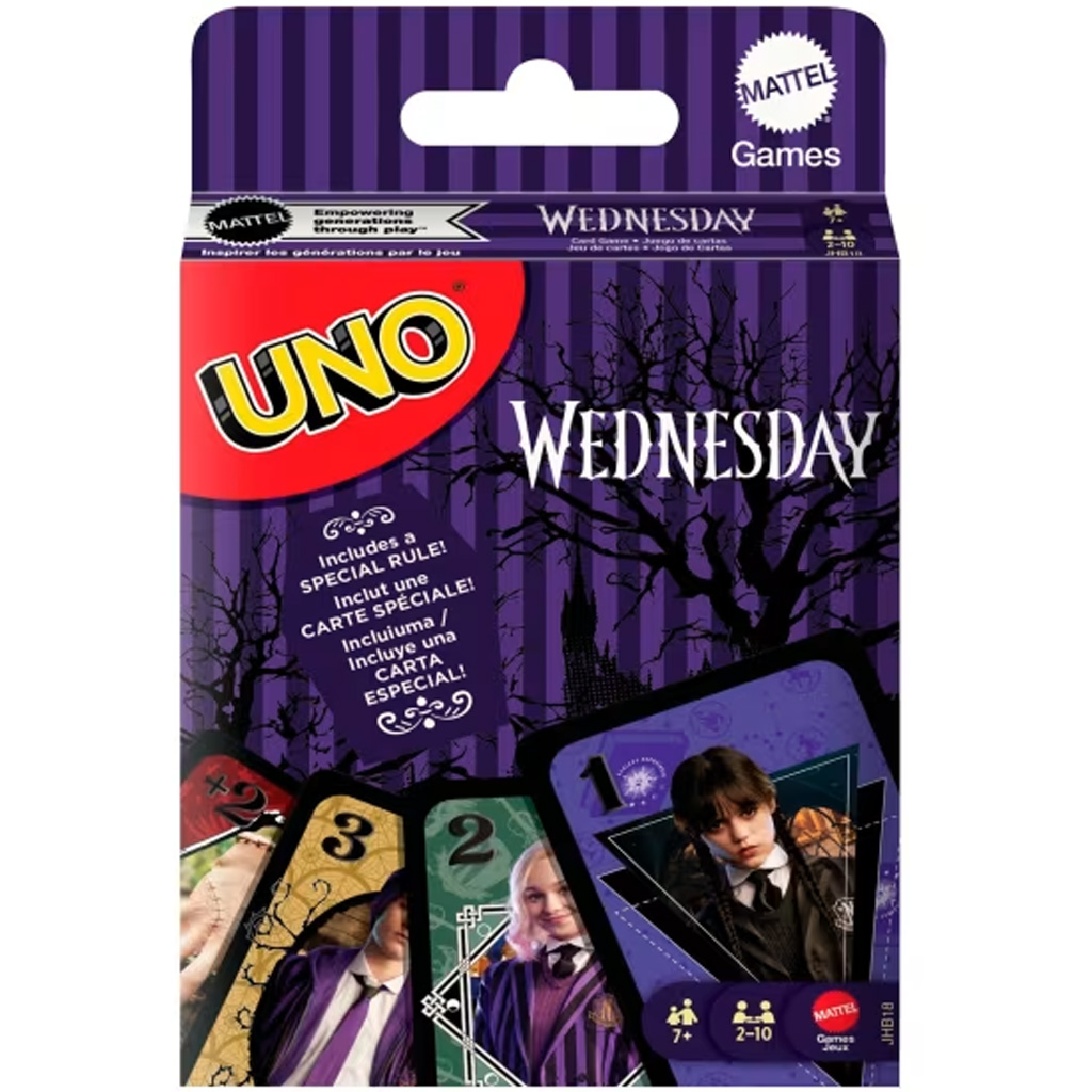 UNO Wednesday kártyajáték - Mattel kép 1