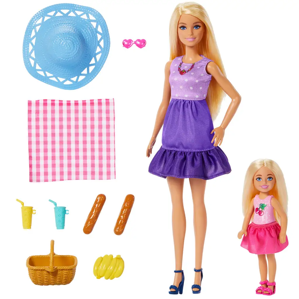 Barbie: Barbie és Chelsea duo piknik készlet - Mattel kép 2