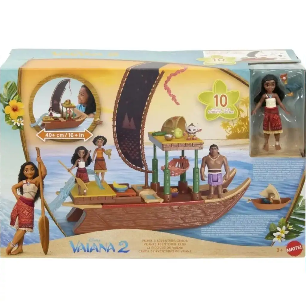Disney Hercegnők: Vaiana 2 Mesés vitorlása játékszett - Mattel kép 1