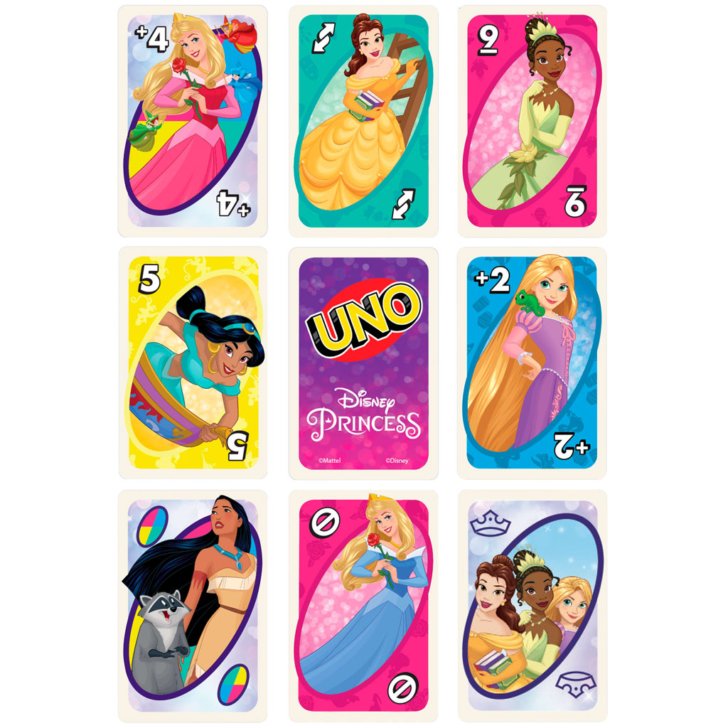 Disney Princess UNO kártyajáték - Mattel kép 5