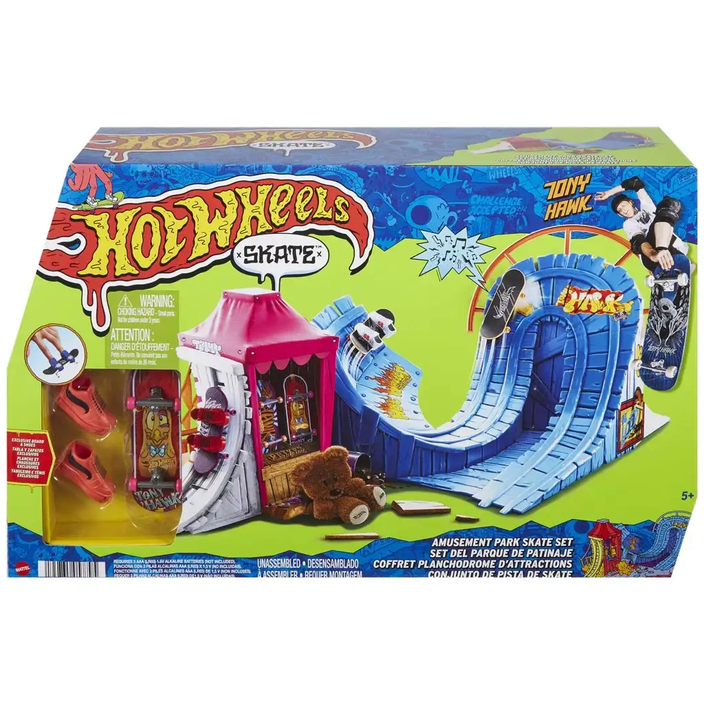 Hot Wheels: FingerBoard Deluxe gördeszka élménypark játékszett - Mattel kép 1