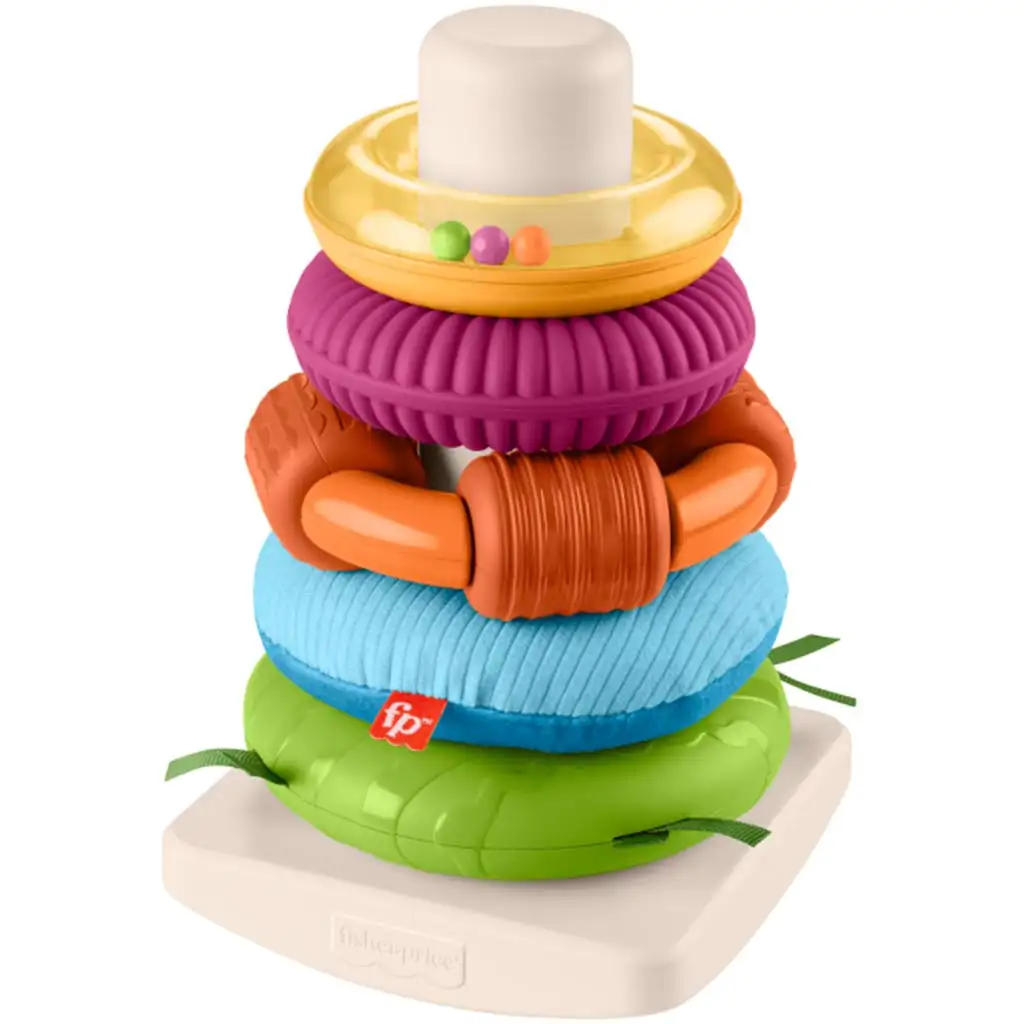 Fisher-Price: Sensory Rock-A-Stack™ gyűrűpiramis - Mattel kép 1
