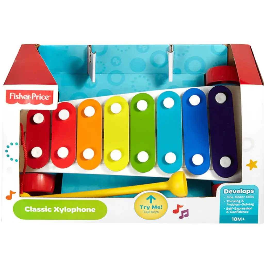 Fisher Price: Klasszikus xilofon játékhangszer - Mattel kép 1