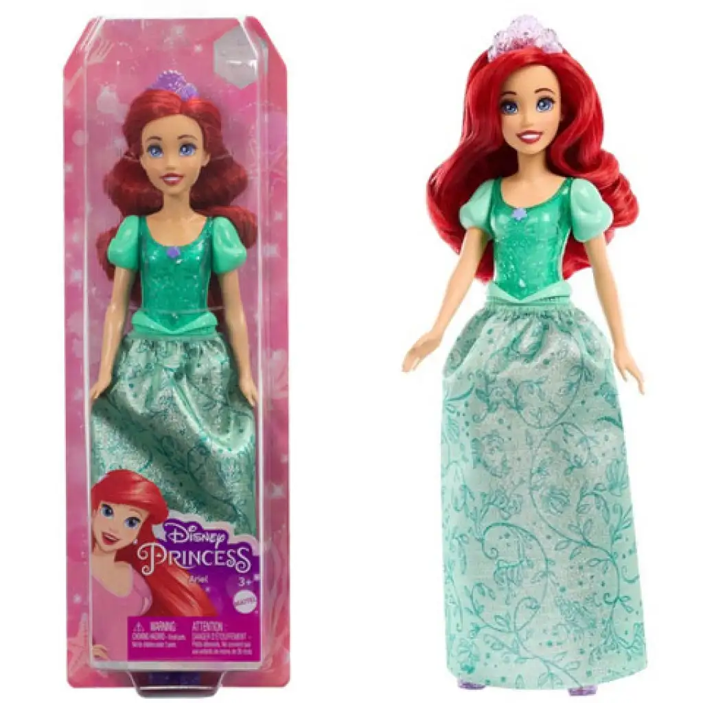 Disney Hercegnők: Csillogó Ariel hercegnő baba - Mattel kép 1