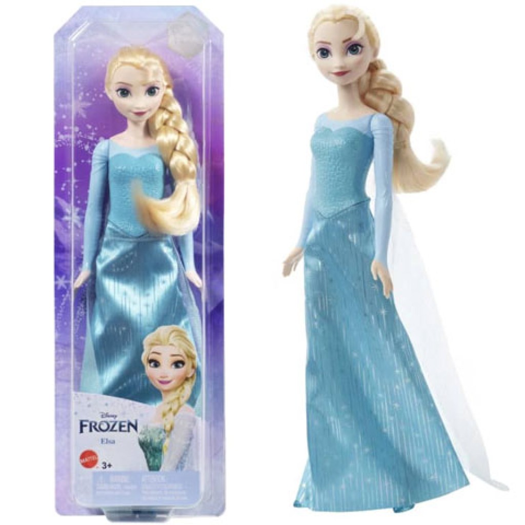 Jégvarázs: Elbűvölő Elza hercegnő divatbaba 30cm-es - Mattel kép 1