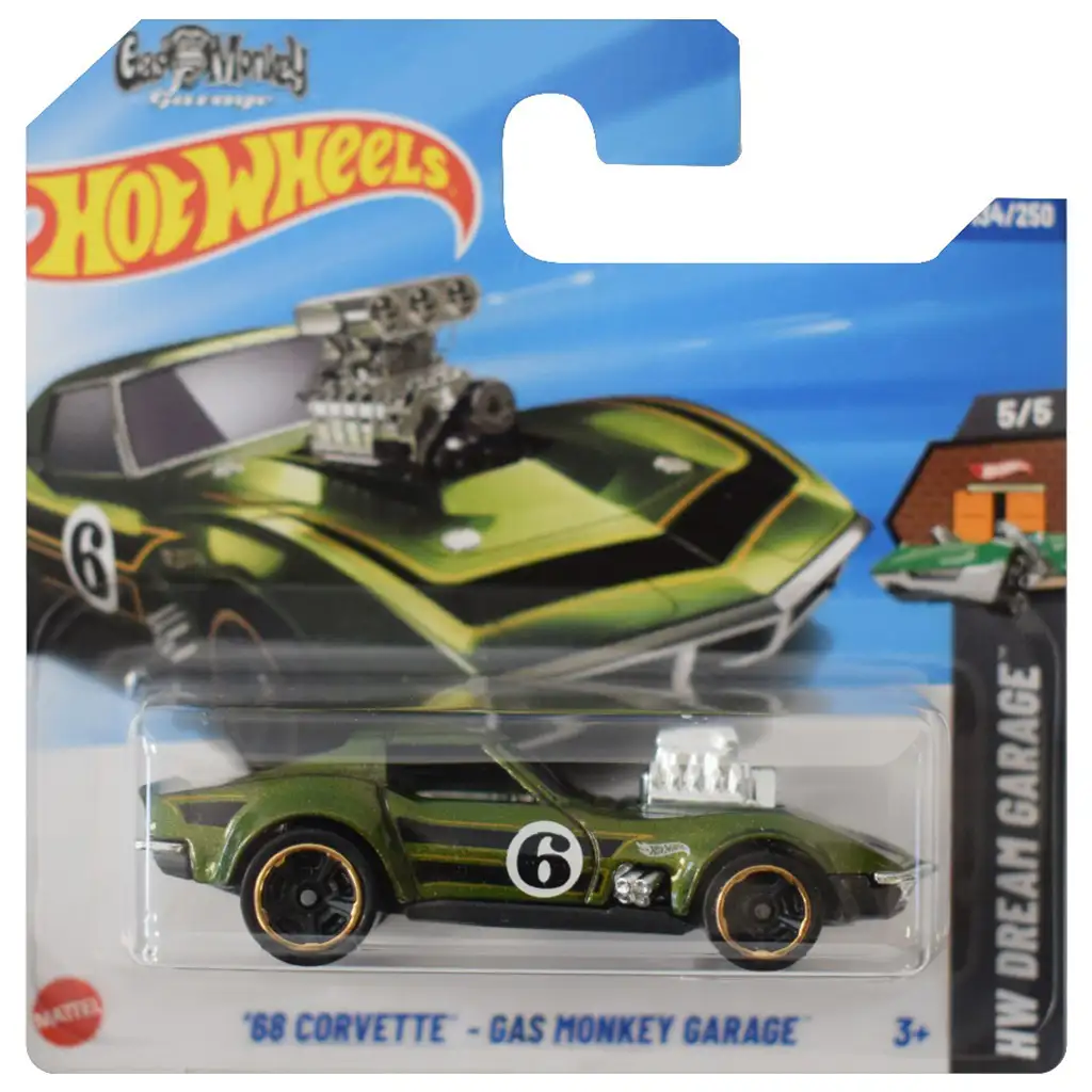 Hot Wheels: ’68 Corvette – Gas Monkey Garage kisautó 1/64 - Mattel kép 1