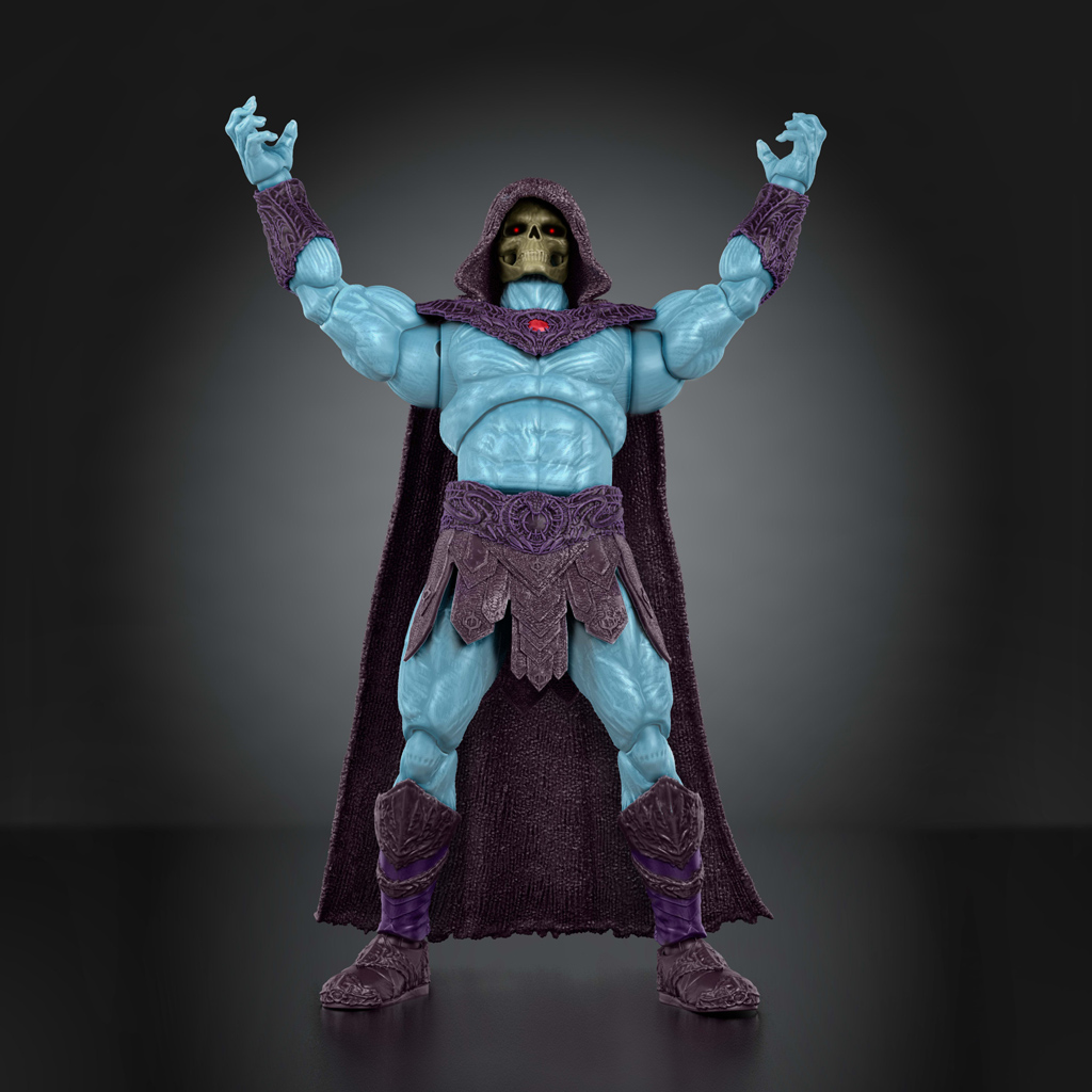 Masters of the Universe: Az univerzum védelmezői Skeletor Csontarcú deluxe akciófigura - Mattel kép 3