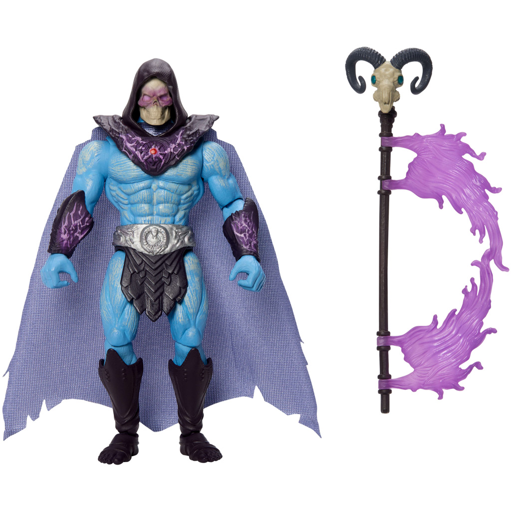 Masters of the Universe: Az univerzum védelmezői Skeletor Csontarcú akciófigura kiegészítőkkel - Mattel kép 4