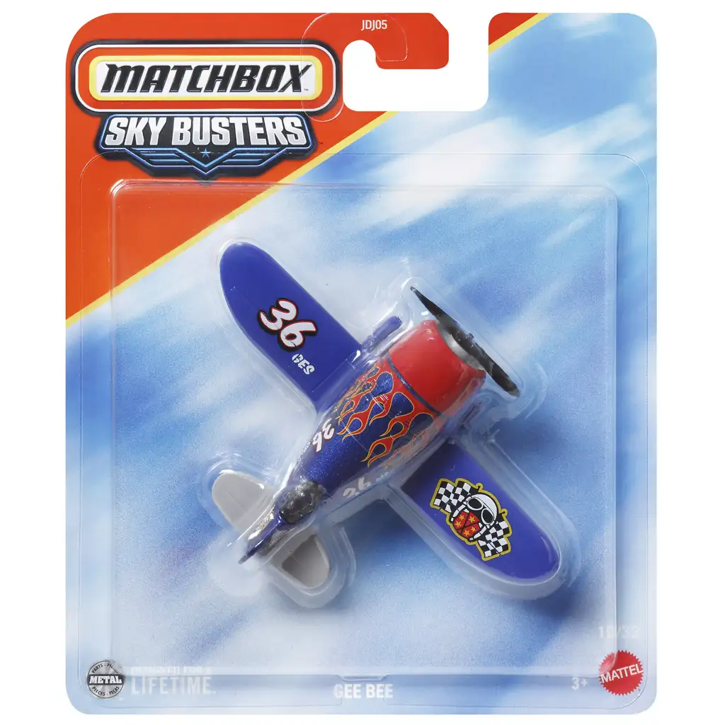 Matchbox Sky Busters: Gee Bee repülő modell 1/64 - Mattel kép 1