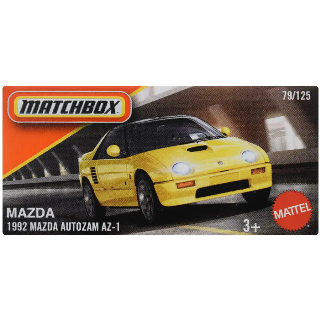 Matchbox: Papírdobozos 1992 Mazda Autozam AZ-1 kisautó 1/64 - Mattel kép 1