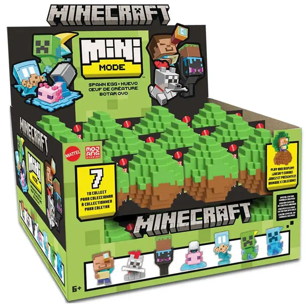 Minecraft: Mini spawn tojások 1db - Mattel kép 1