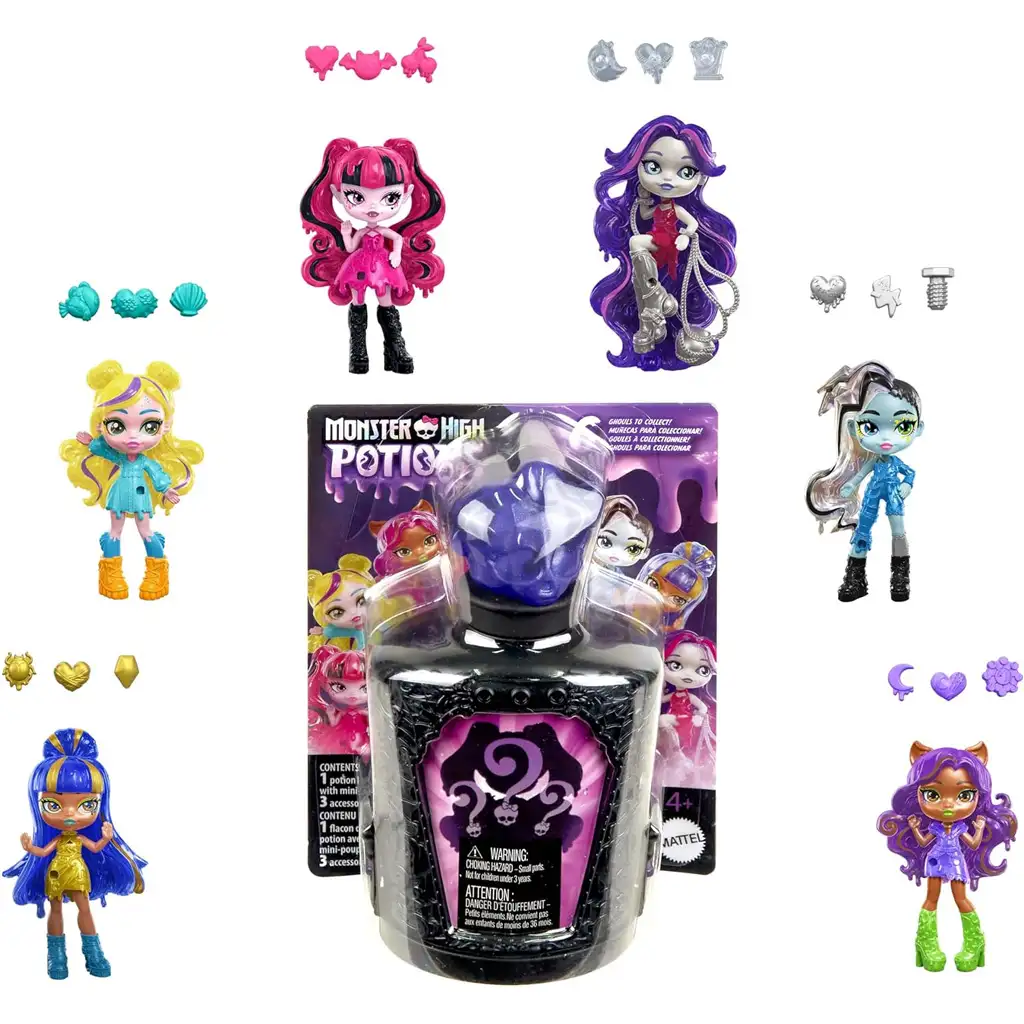 Monster High: Rémreveal meglepetés baba kiegészítővel - Mattel kép 1