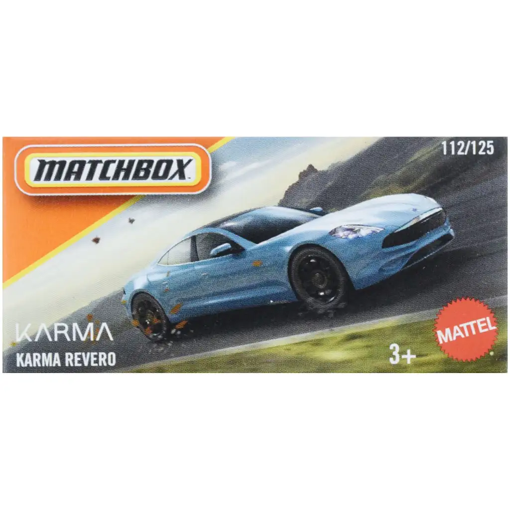 Matchbox: Papírdobozos Karma Revero kisautó kisautó 1/64 - Mattel kép 1