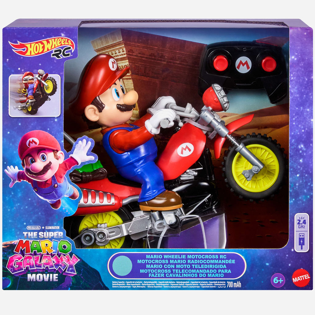 Super Mario Galaxis: A film RC távirányítós motor - Mattel kép 1