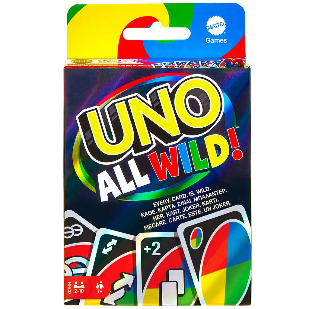 UNO: All Wild! - Őrület kártyajáték - Mattel kép 1