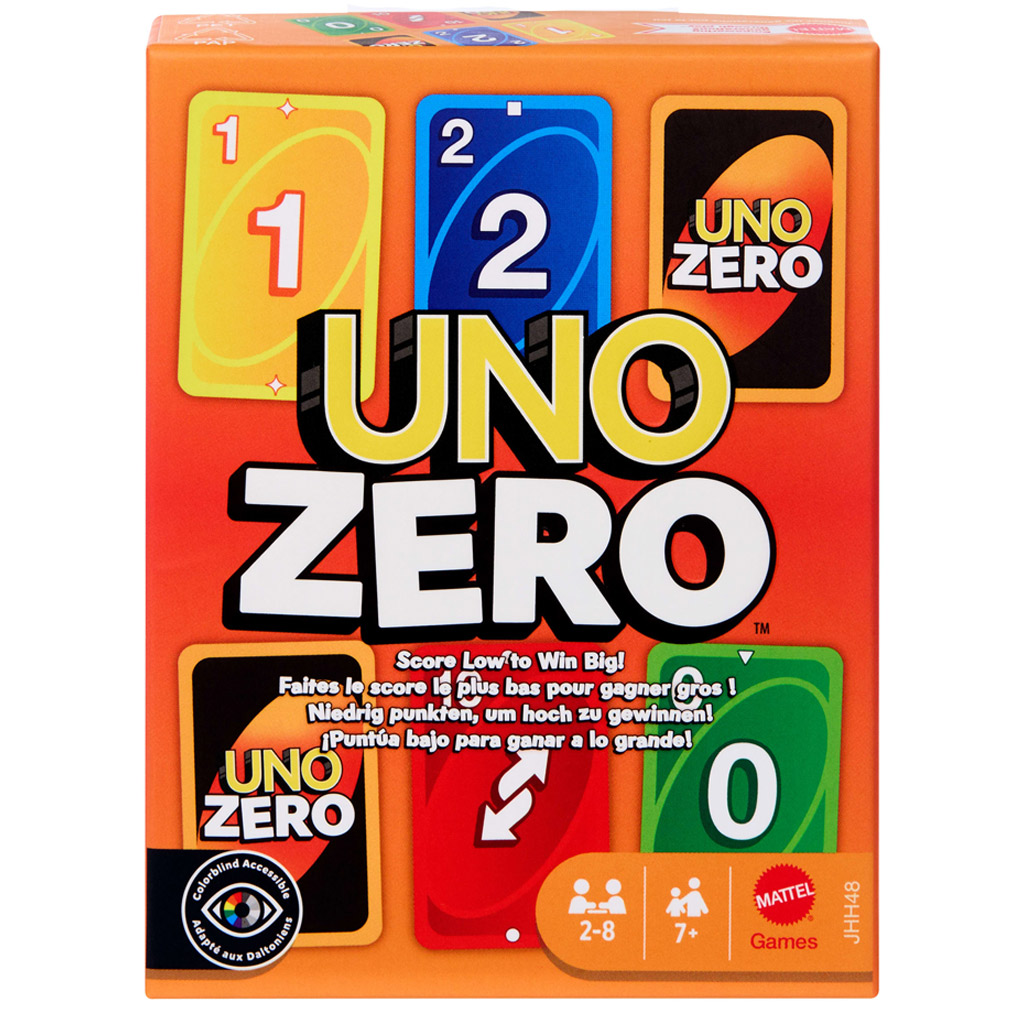 UNO Zero kártyajáték - Mattel kép 1