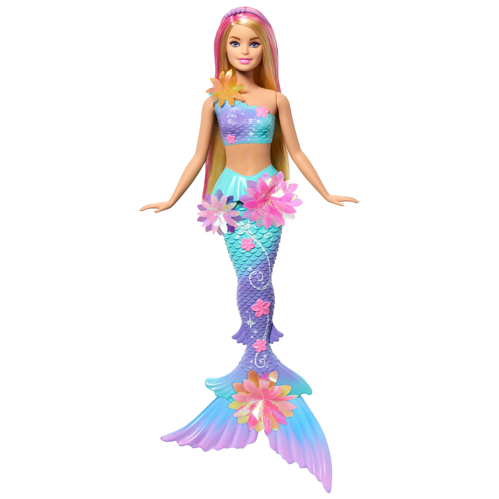 Barbie Dreamtopia: Virágvarázs sellő baba - Mattel kép 3