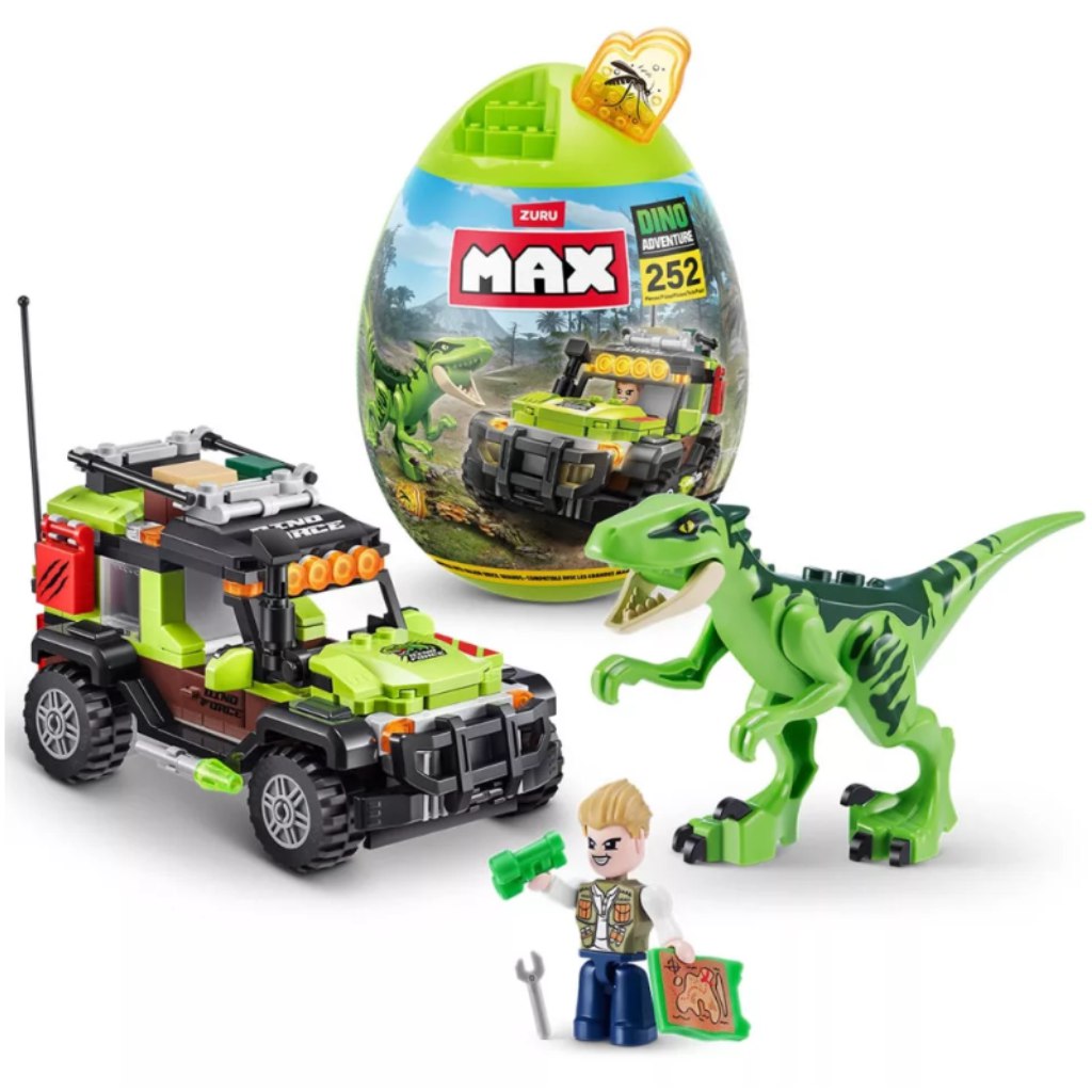 MAX Dino Adventure Dinó tojás kapszula 252db-os kép 1