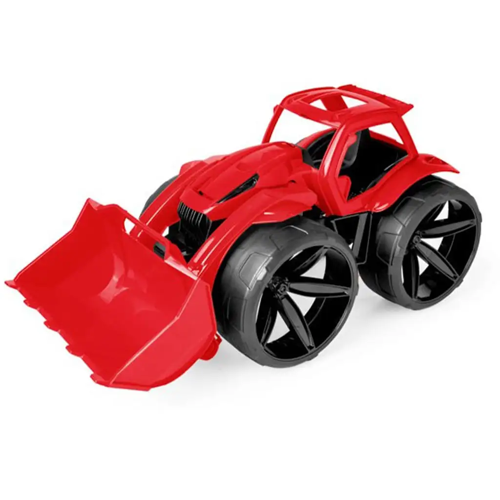 Maximus Traktor piros színben 68cm-es kép 1