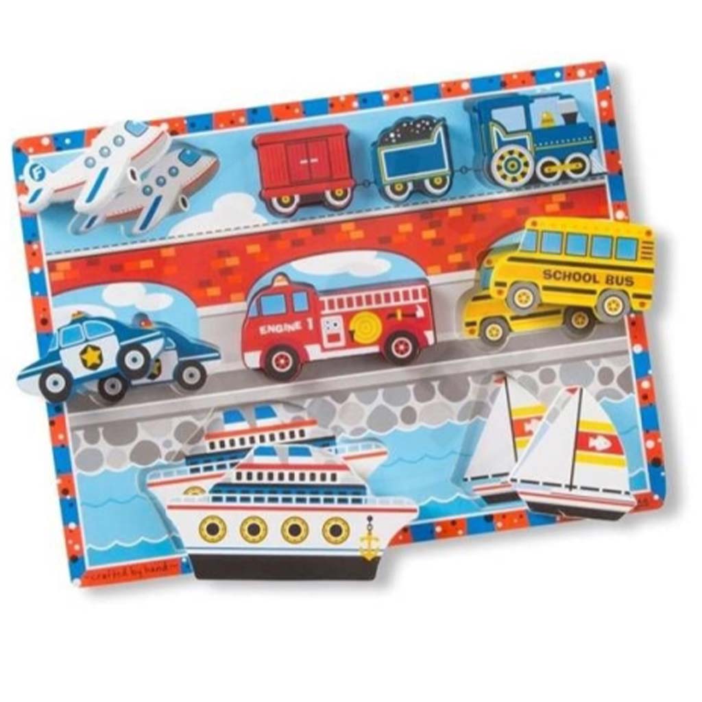 Melissa&Doug: Járműves kirakó - Spin Master kép 1