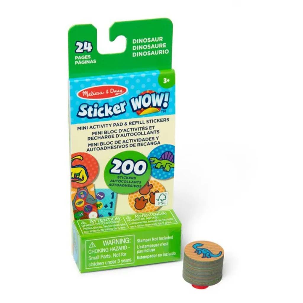 Melissa&Doug: Mini Sticker Wow! - Dinó - Spin Master kép 1