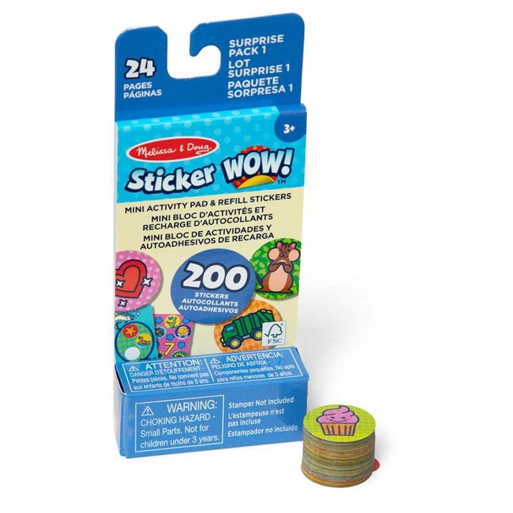 Melissa&Doug: Mini Sticker Wow! - Meglepetés csomag - Spin Master kép 1