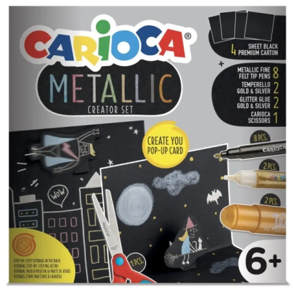 Metallic 17db-os kreatív szett - Carioca kép 1