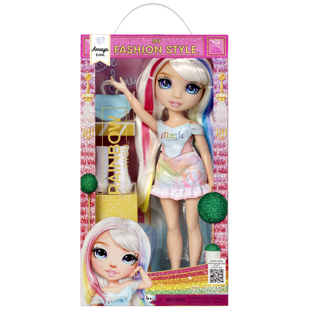 Rainbow High: My Fashion Style Amaya Raine divatbaba kiegészítőkkel kép 1
