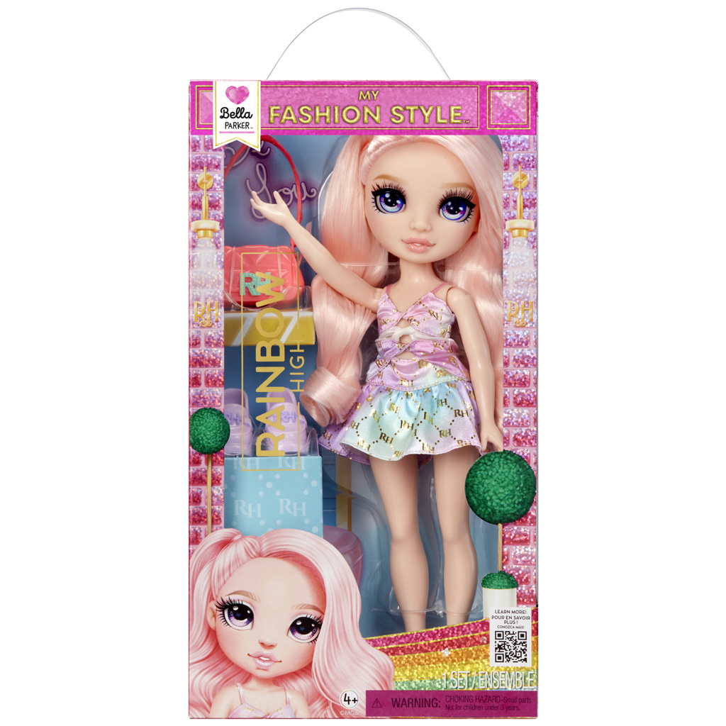 Rainbow High: My Fashion Style Bella Parker divatbaba kiegészítőkkel kép 1