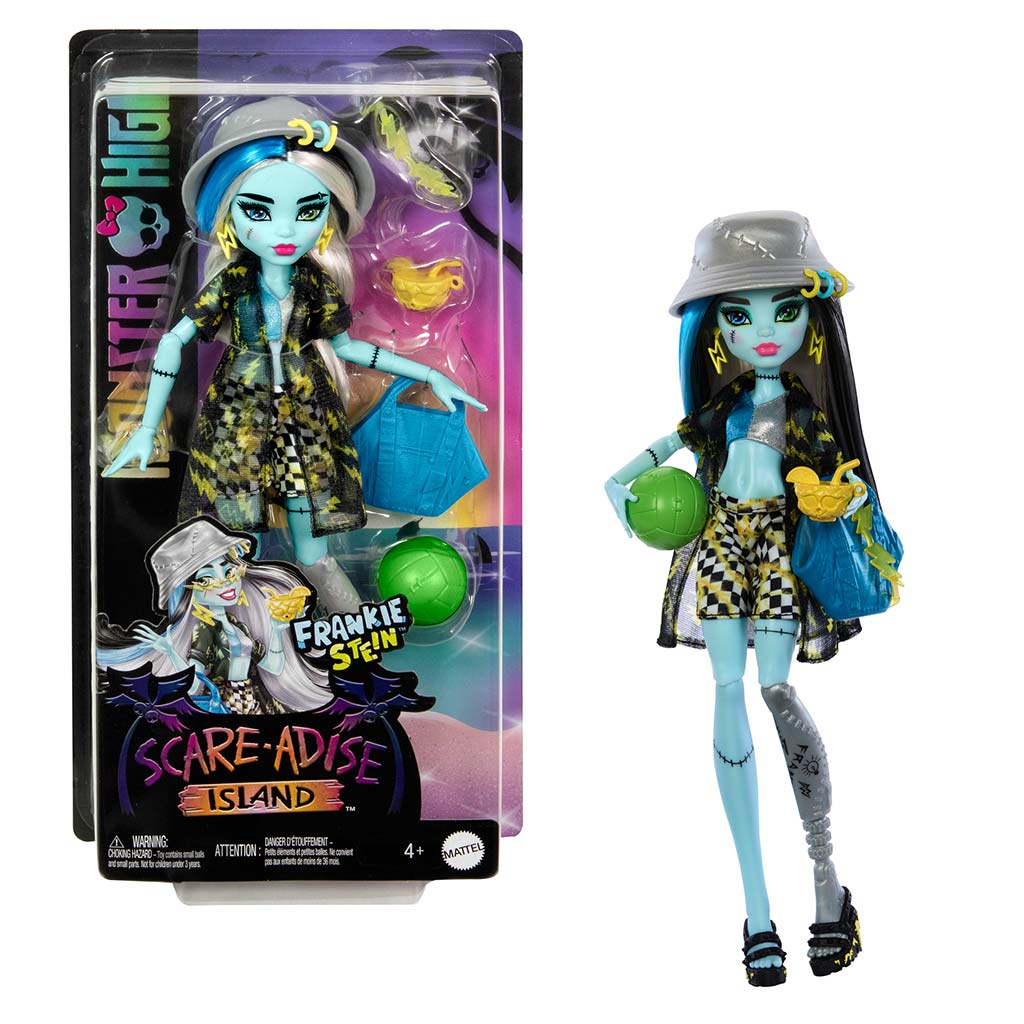 Monster High Frankie Scare-Adise baba - Mattel kép 1