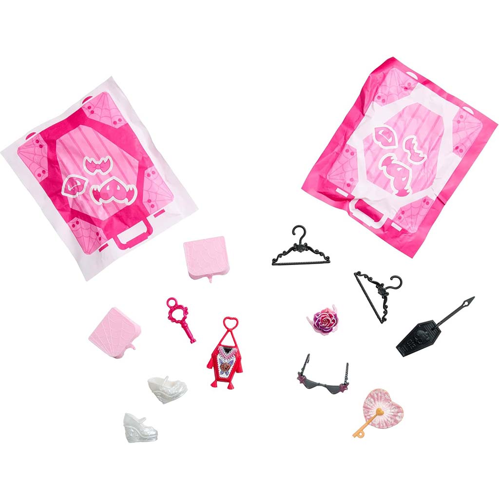 Monster High Szörnyen Jóbarátok titkai: Rémes utazás Draculaura baba - Mattel kép 3