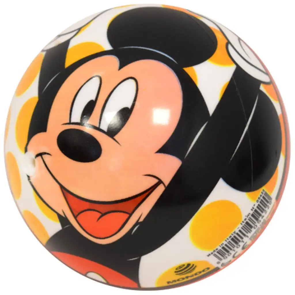 Mickey egér gumilabda 14cm kétféle változatban kép 2