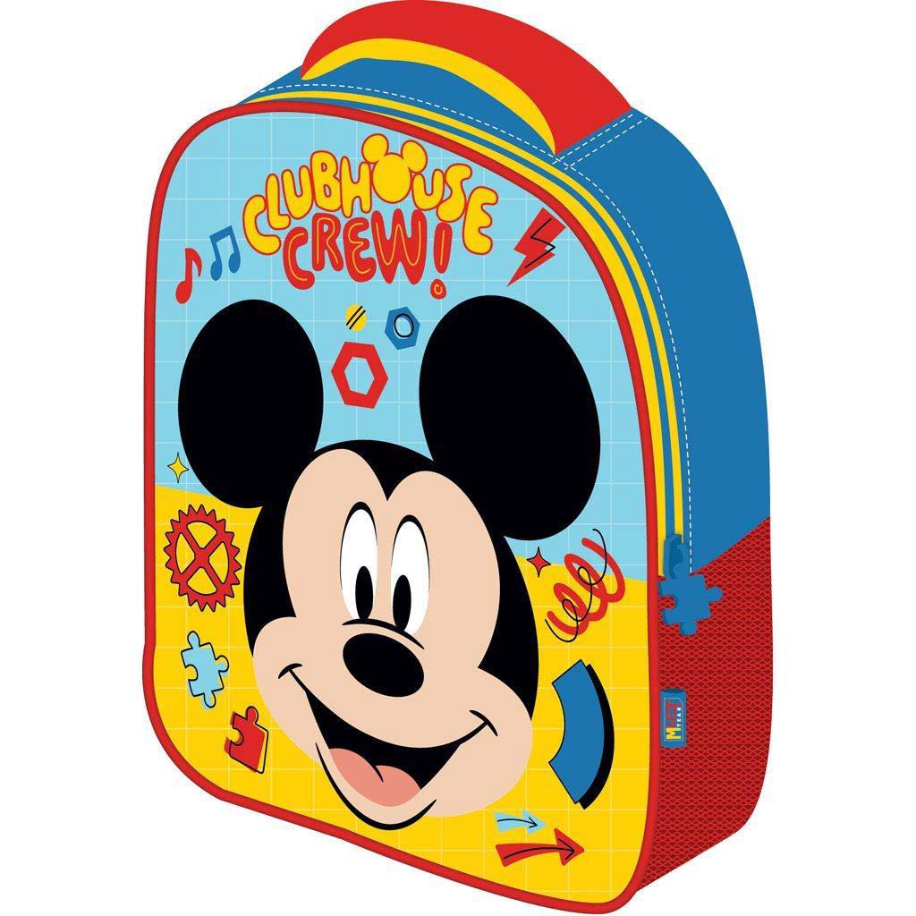 Luna: Mickey egér mintás 3D-s ovis hátizsák 26x10x32cm kép 1