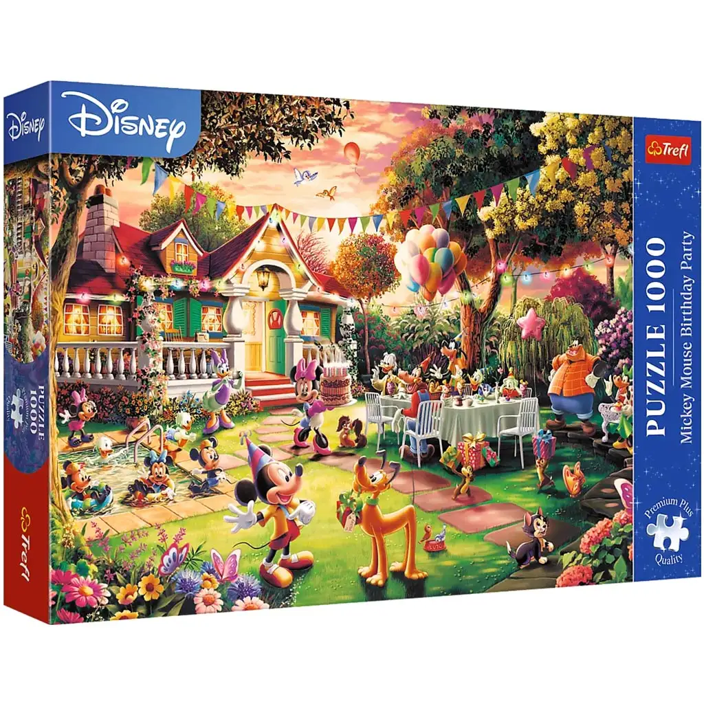 Mickey egér szülinapi party 1000db-os prémium plusz puzzle - Trefl kép 1