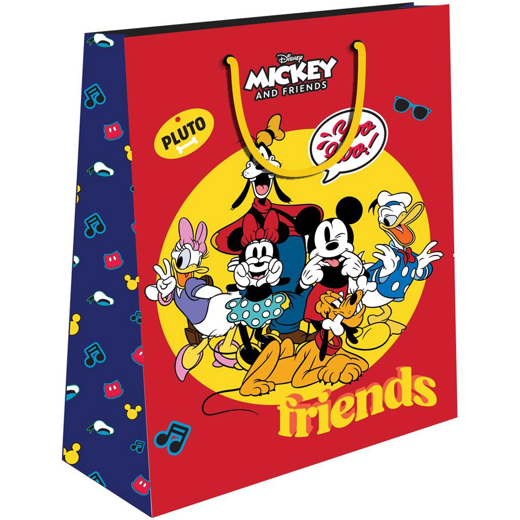 Luna: Mickey egér és barátai mintás ajándéktáska 33x12x45cm kép 2