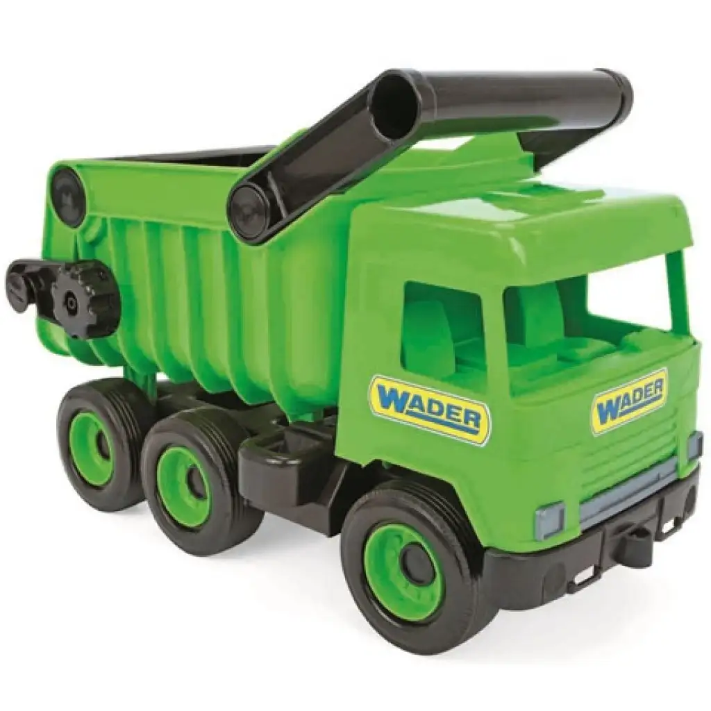 Middle Truck: Billentős dömper 43cm zöld - Wader kép 1