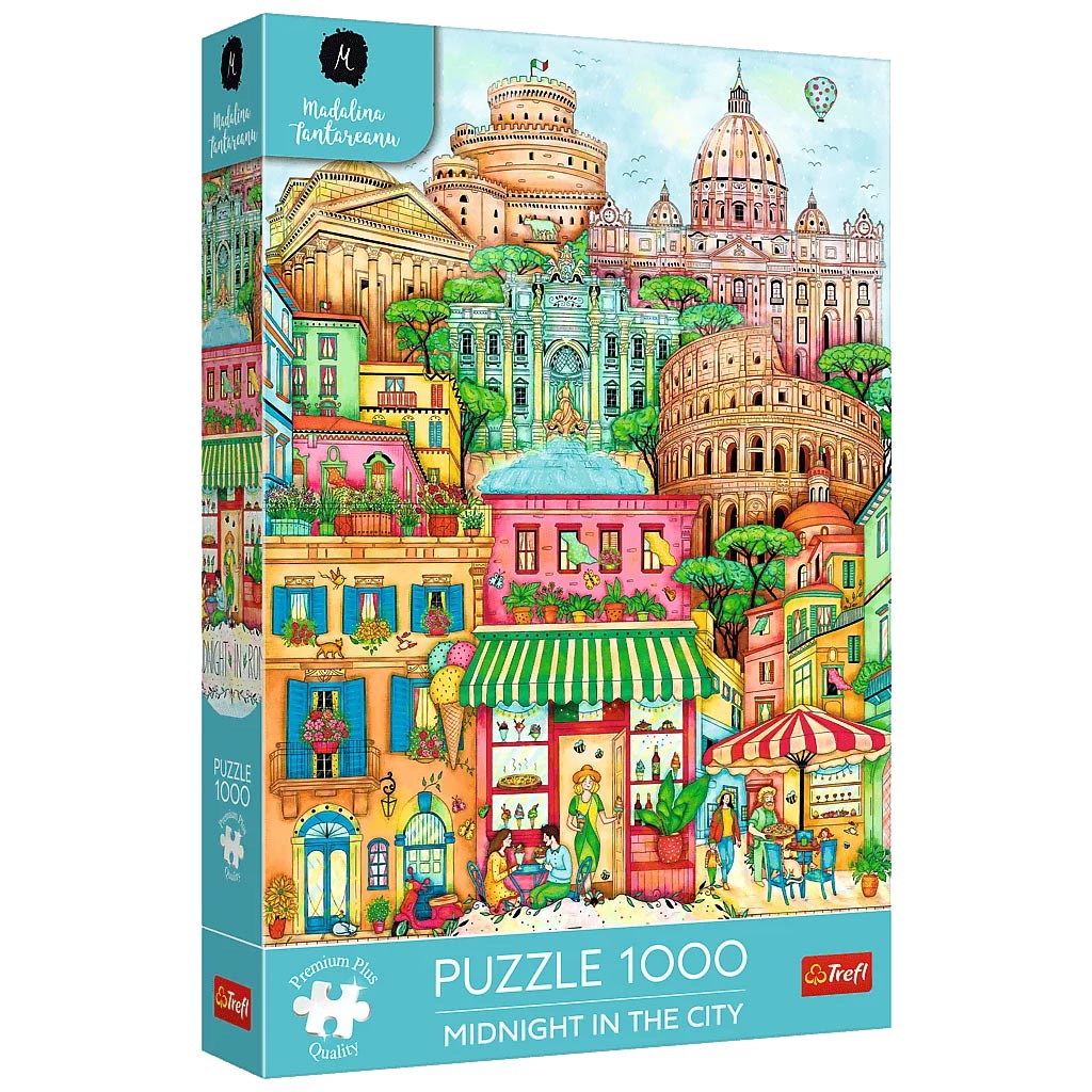 Róma éjfélkor 1000db-os Prémium plus quality puzzle - Trefl kép 1