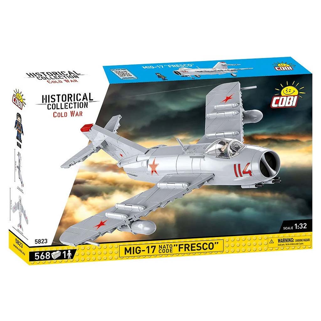COBI: MiG-17 vadászrepülőgép építőjáték (5823) kép 1