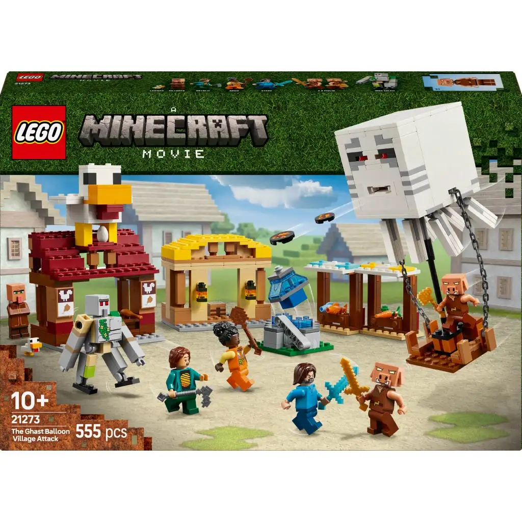 LEGO® Minecraft: A szellemléghajó és falutámadás (21273) kép 1