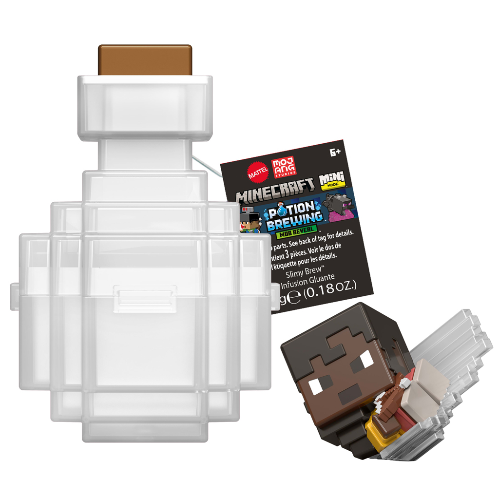 Minecraft Reveal minifigura fehér tárolóban - Mattel kép 1